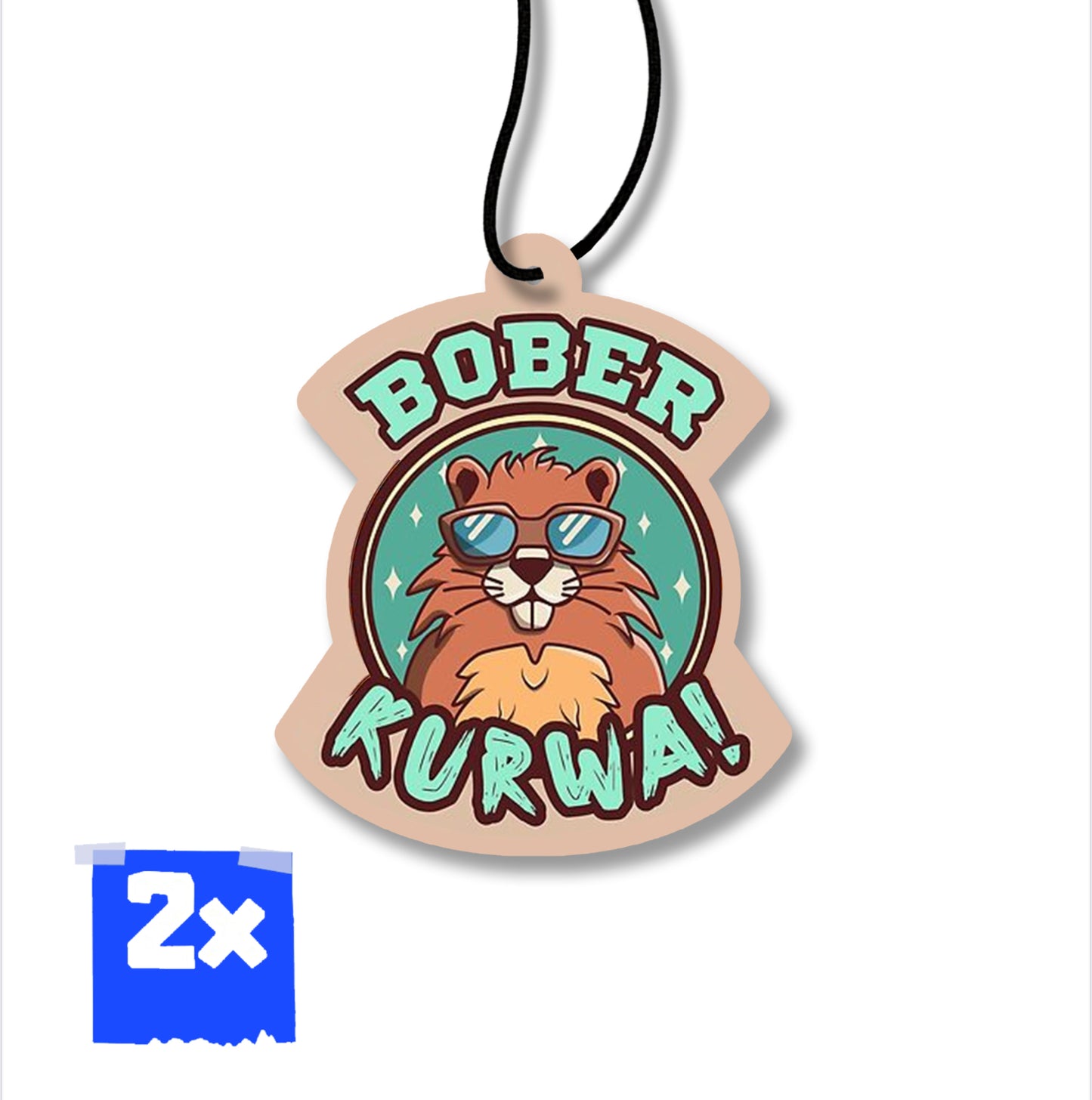 2x Bober Kurwa Duftbaum/Auto Lufterfrischer/Cherry