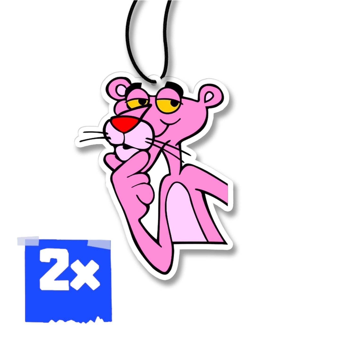 2x Auto Lufterfrischer/Pink Panther/Black ice