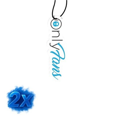 2x Only Fans Duftbaum/Auto Lufterfrischer<wbr/>/Rose