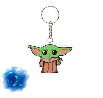 1x Mini Yoda Schlüsselanhän<wbr/>ger
