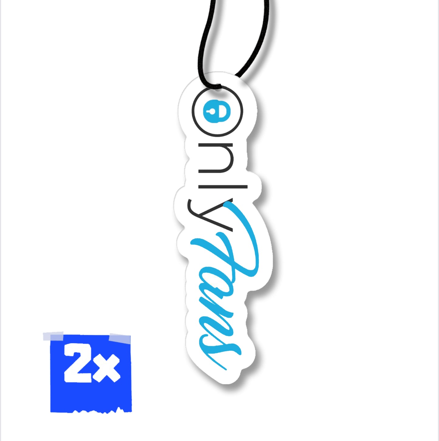 2x Only Fans Duftbaum/Auto Lufterfrischer/Rose