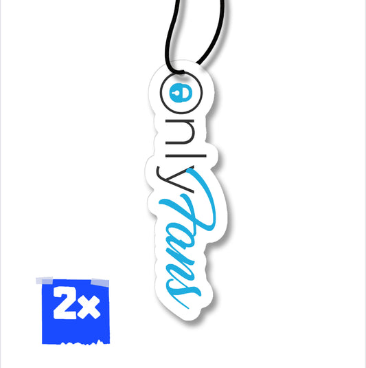 2x Only Fans Duftbaum/Auto Lufterfrischer/Rose