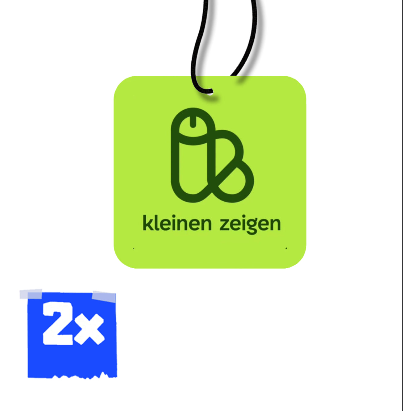 2x „kleinen zeigen“ Duftbaum/Auto Lufterfrischer/New Car