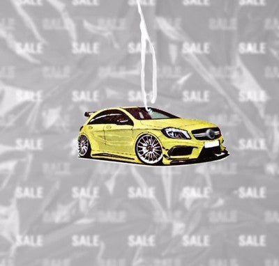 2x A45 Mercedes Benz Duftbaum/Auto Lufterfrischer<wbr/>/Schwarz Eis