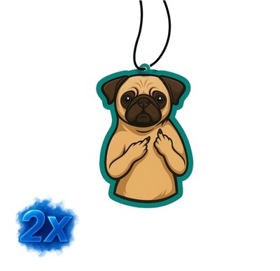 2x Crazy Mops/Duftbaum/<wbr/>Auto Lufterfrischer<wbr/>/Jasmine