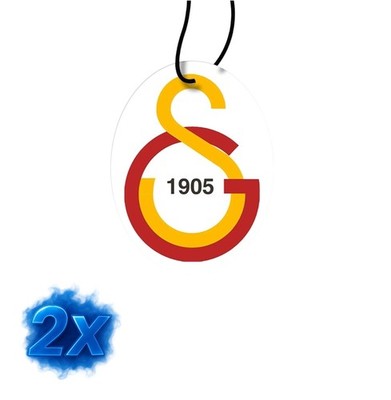 2x GALATASARAY Duftbaum/Auto Lufterfrischer<wbr/>/Schwarz Eis