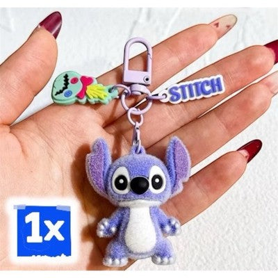 1x Stitch Lila Schlüsselanhän<wbr/>ger