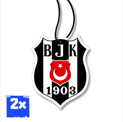 2x Besiktas Duftbaum/Auto Lufterfrischer<wbr/>/Schwarz Eis