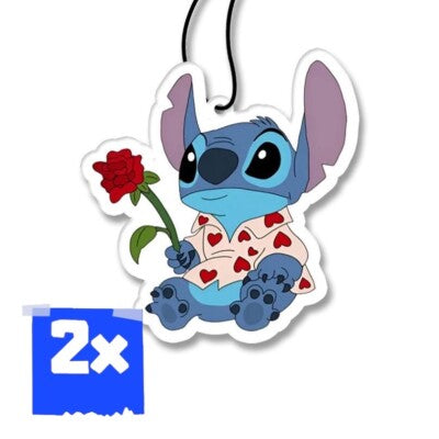 2x  Auto Lufterfrischer<wbr/>/Stitch Love/Cherry