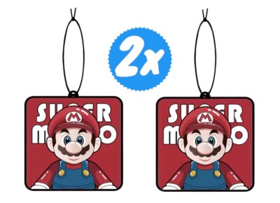 2x Mario Kart/Auto Lufterfrischer<wbr/>/ Cologne