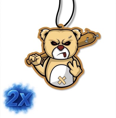 2x Böser Teddy Duftbaum/Auto Lufterfrischer<wbr/>/Dior