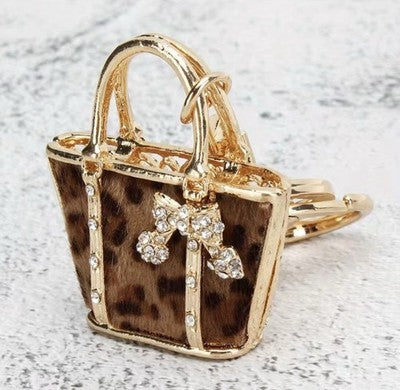 Leopard Tasche Schlüsselanhän<wbr/>ger