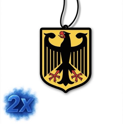 2x Bundesadler Duftbaum/Auto Lufterfrischer<wbr/>/Cherry