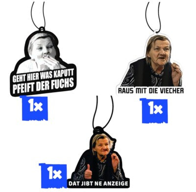 3er Set Karin Ritter Duftbaum/Auto Lufterfrischer<wbr/>/Lemon,Chanel,<wbr/>Forest Rain—