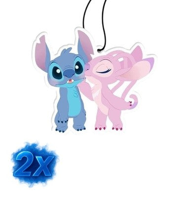 2x Auto Lufterfrischer<wbr/>/Stitch and Angel/Chanel